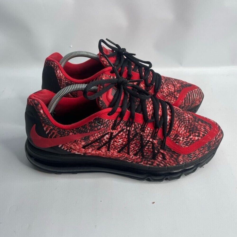 Nike Air Max 2015 - Digi Camo - Black, Red‎ - NikeID - Size 10 US